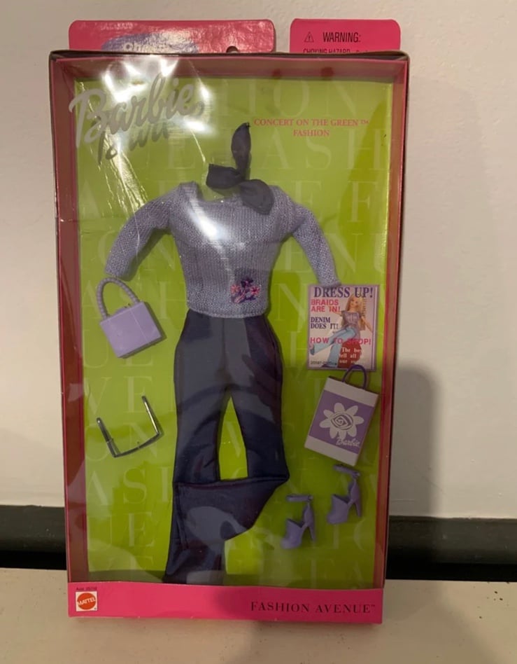 2000 Barbie Fashion Avenue Concert on the Green Outfit Mattel #25702 NEW