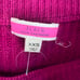 J. Crew 100% Cashmere Sweater Women Size XXS Puff Sleeves Magenta Mock Neck