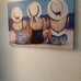 Beach Surf Girls Canvas Nautical Beach Wall Decor 12x16in