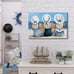 Beach Surf Girls Canvas Nautical Beach Wall Decor 12x16in