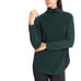 Athleta XXS Emerald Green Ravine Funnel Neck Tunic Sweater Merino Wool Ribbed