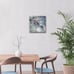 Framed Canvas Art Work Wall Decor, Home Plant Wall Decorations Size 14x14inch