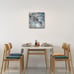 Framed Canvas Art Work Wall Decor, Home Plant Wall Decorations Size 14x14inch