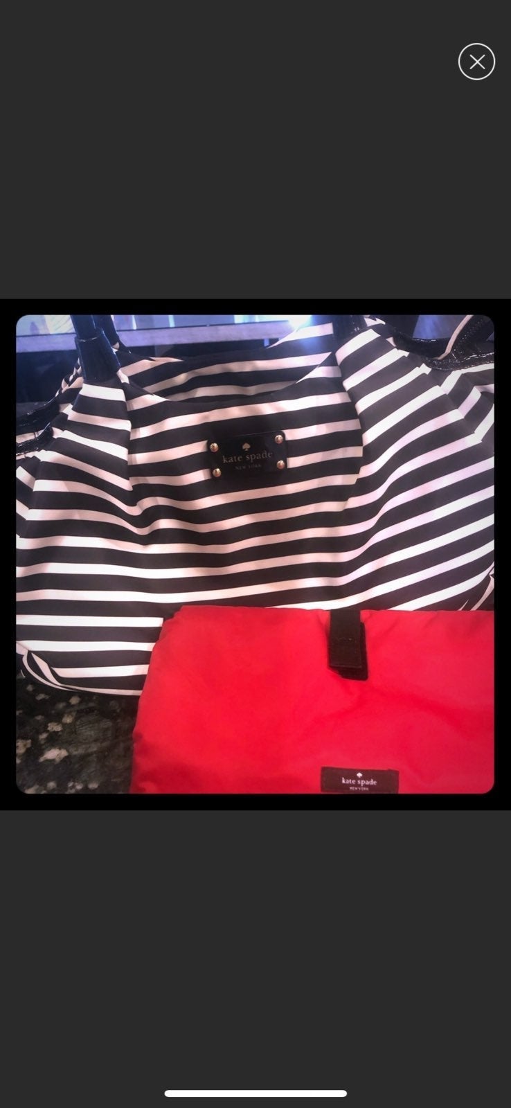 Kate Spade diaper bag