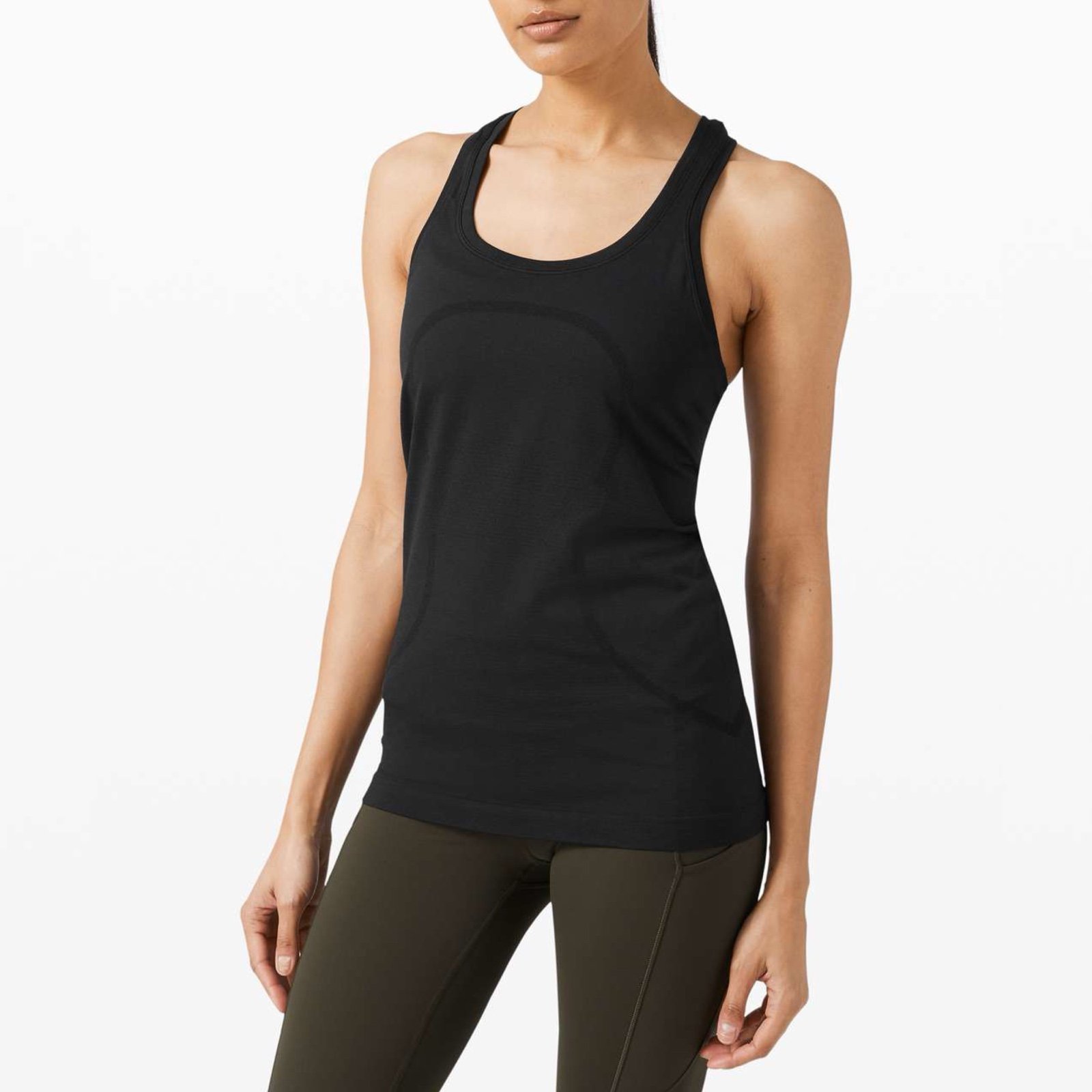 Lululemon Swiftly Tech Racerback Sz 6 In Black / Black