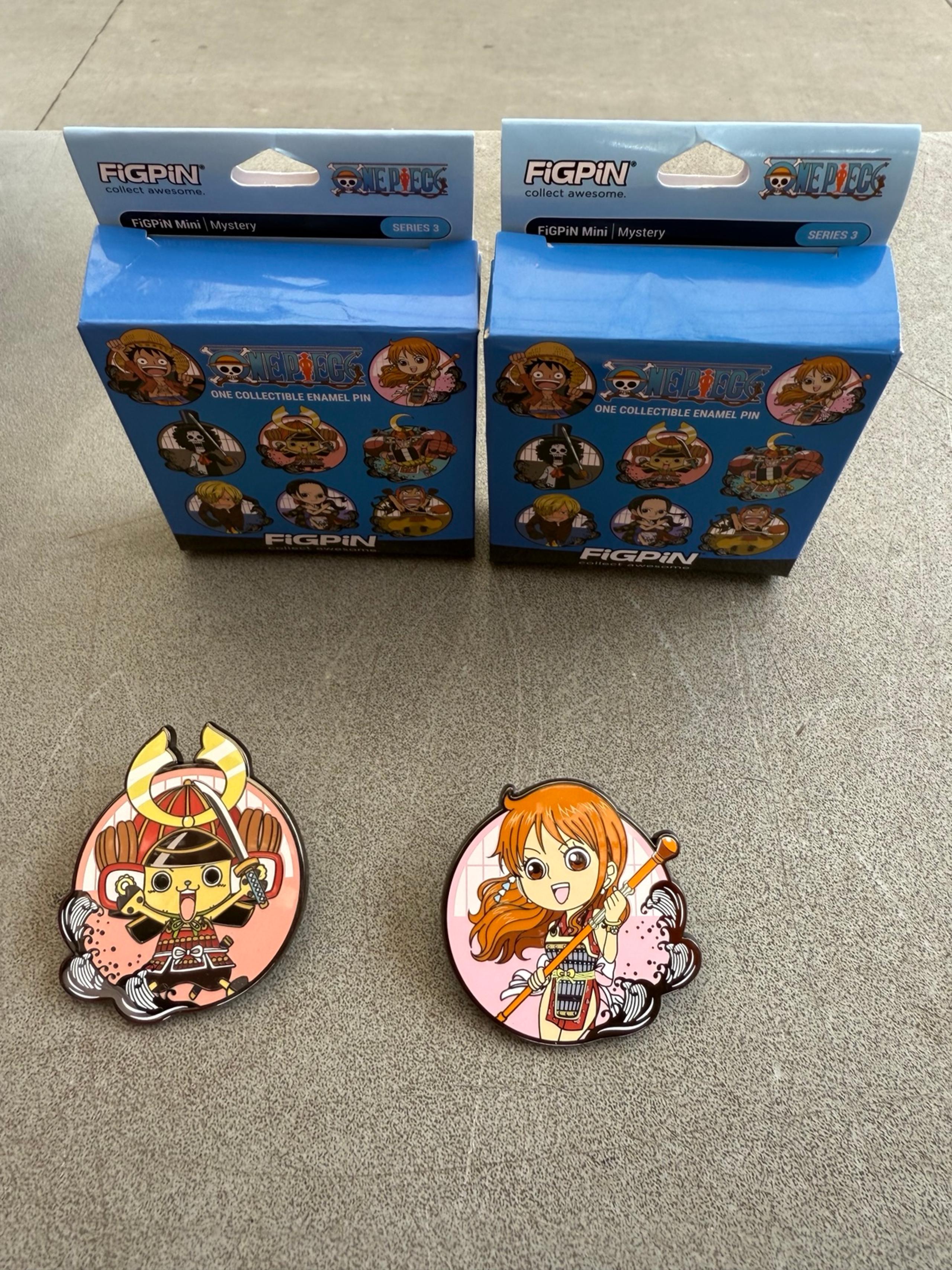 FigPiN Mystery Mini One Piece Series 3 Chopper Pin FiGPiN - 2 PACK