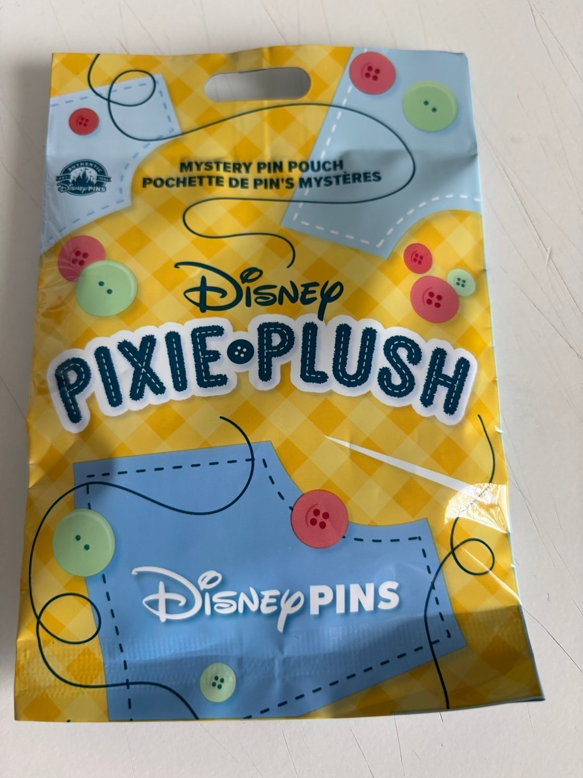 Disney Parks Pixie Plush Mystery Pins Sealed Bag