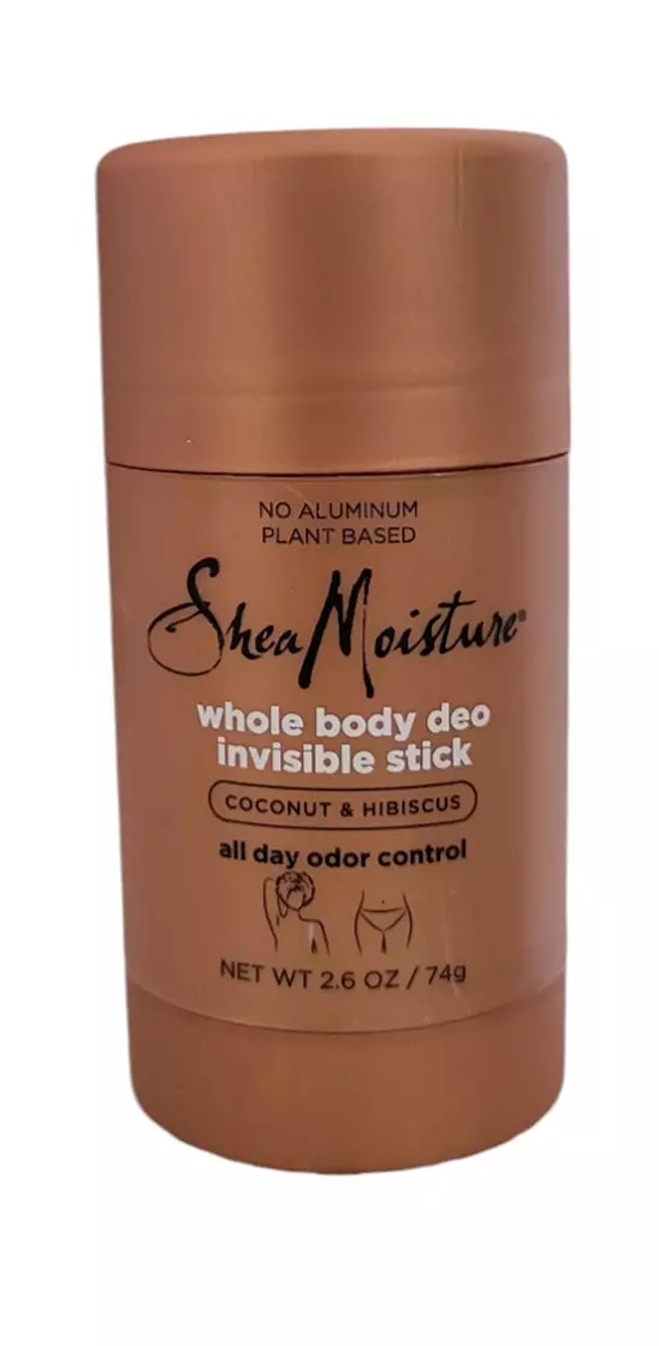 NEW Shea Moisture Whole Body Deodorant Stick, Coconut And Hibiscus, 2.6 Oz