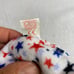 Ty Beanie Babies Glory Bear and Red White & Blue Bear with errors!