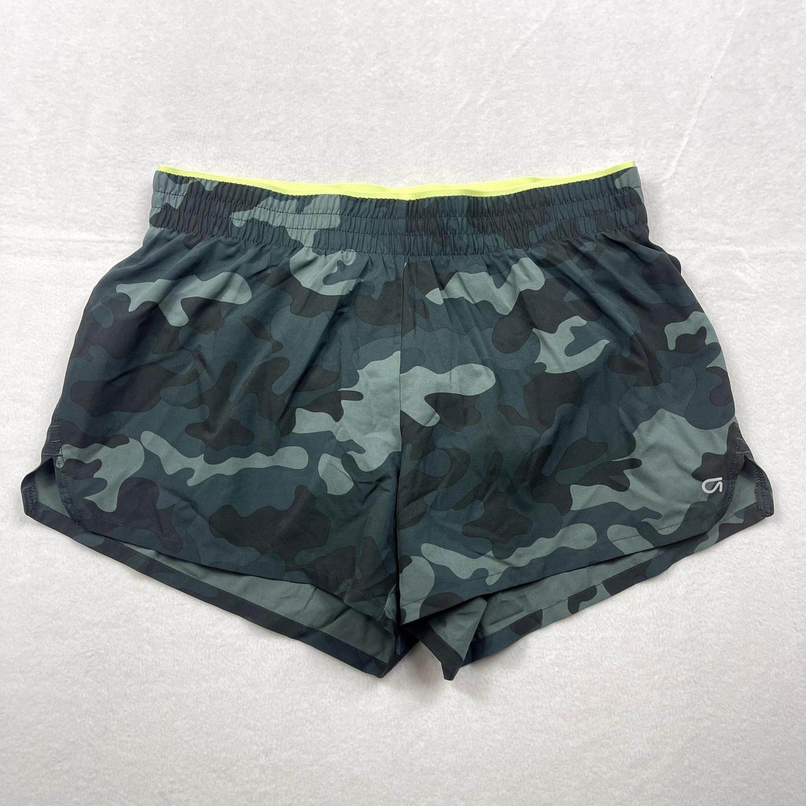 Gap Fit Womens Camo Activewear Athletic Shorts Size M 3" Inseam