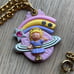 Vintage Polly Pocket Shooting Star Necklace 1992