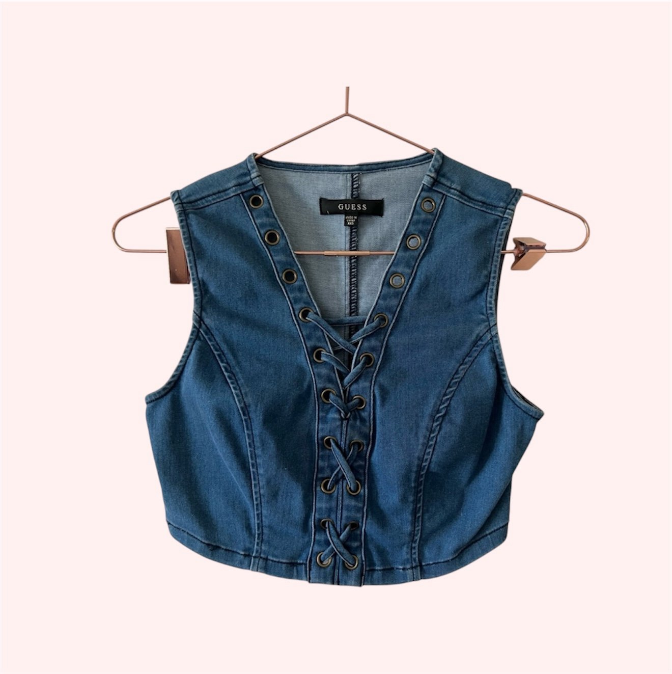 Vintage Guess denim vest size XXS