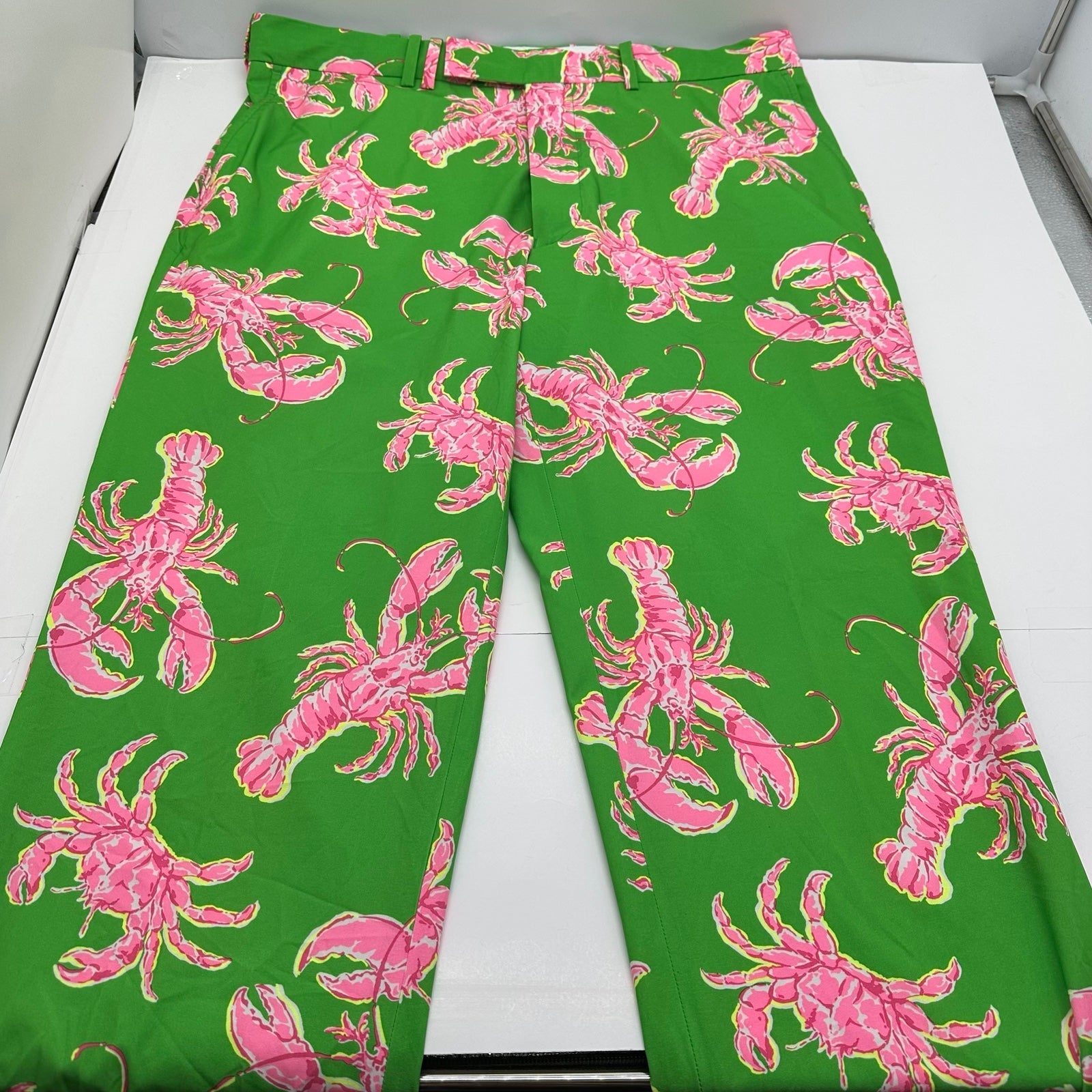 RLX Ralph Lauren Mens 34/30 Golf Pants Retro Crabs Tropical Performance Funny