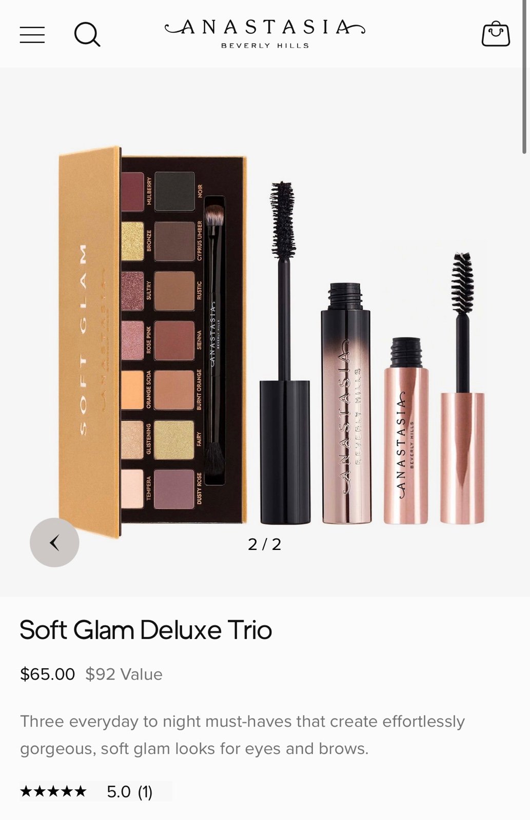 Anastasia, Beverly Hills Soft Glam Deluxe Trio
