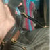 FOSSIL Black/Brown Leather MORGAN Traveler Crossbody Purse Bag