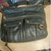 FOSSIL Black/Brown Leather MORGAN Traveler Crossbody Purse Bag