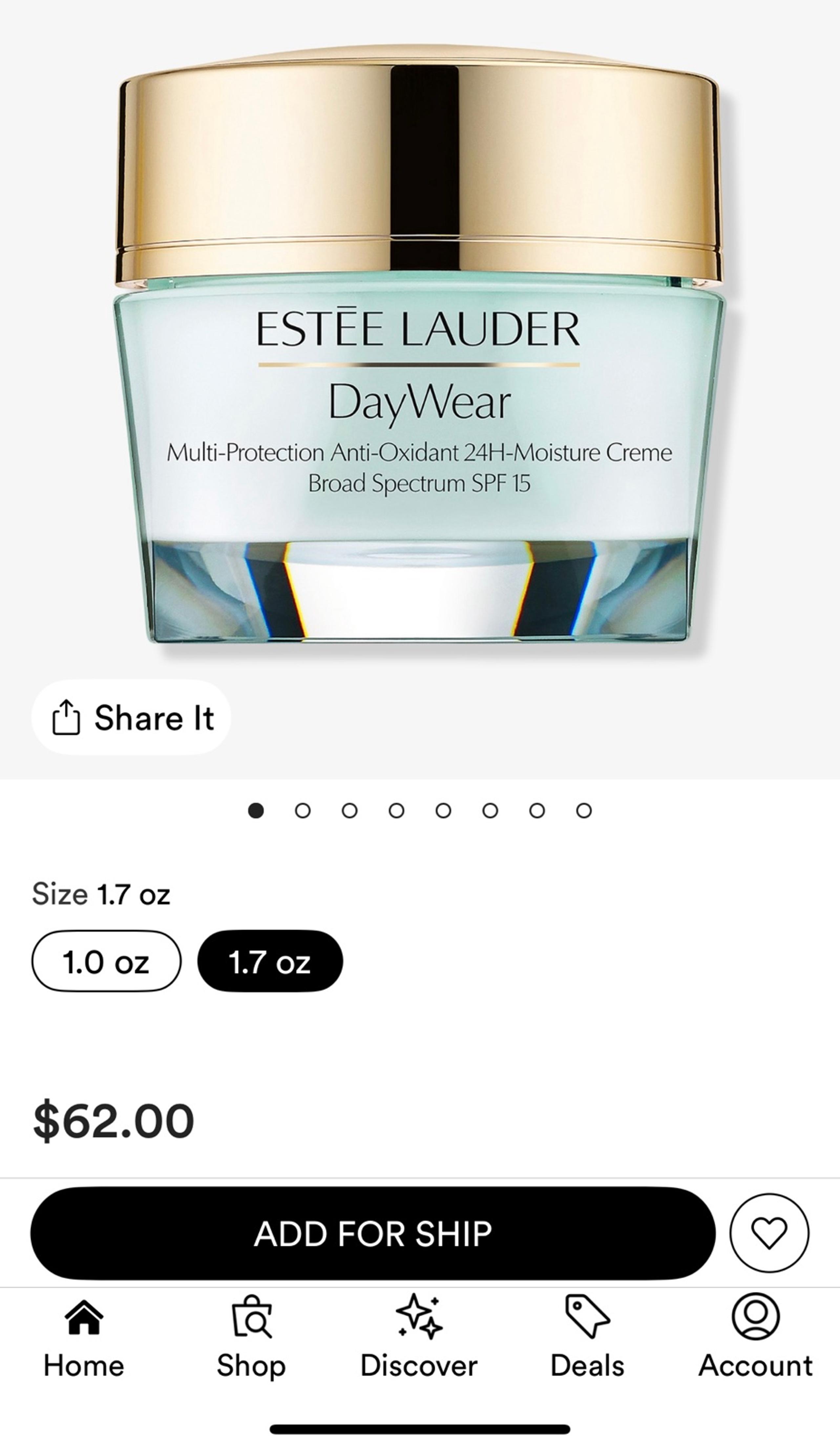 Estée Lauder Day Wear SPF 15 Moisturizer 1.7fl oz