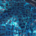 Pantora XS Women's Cavi Sequin Blue Leopard Wrap Skirt