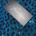 Pantora XS Women's Cavi Sequin Blue Leopard Wrap Skirt