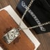 Vintage alphabet necklace