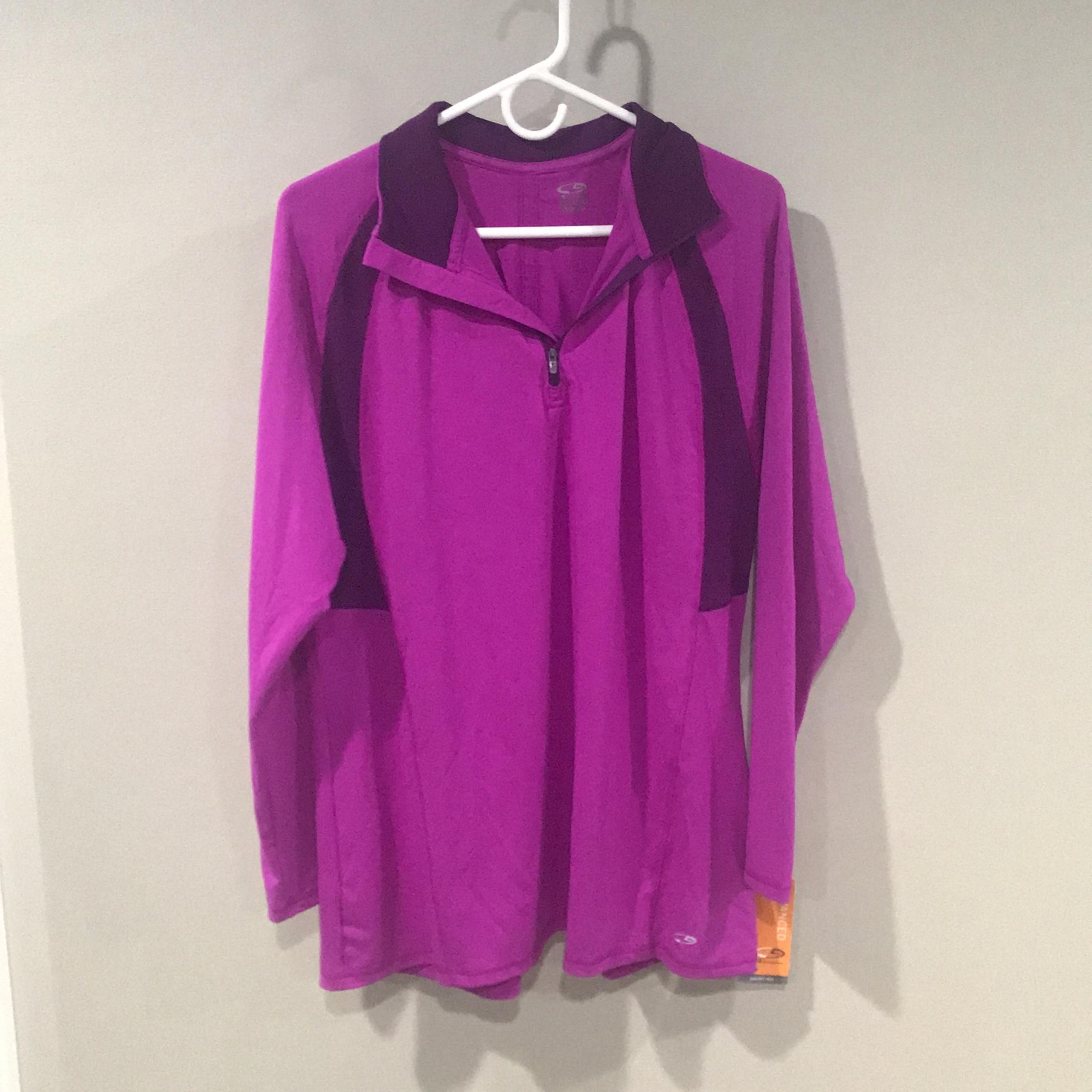 NWT New ~ Champion Womens Athletic Pullover MAKE OFFER Duo Dry Purple XXL K