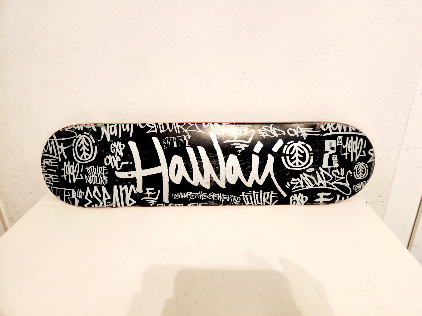 Rare Vintage Element Future Nature Hawaii Graffiti Skateboard Deck