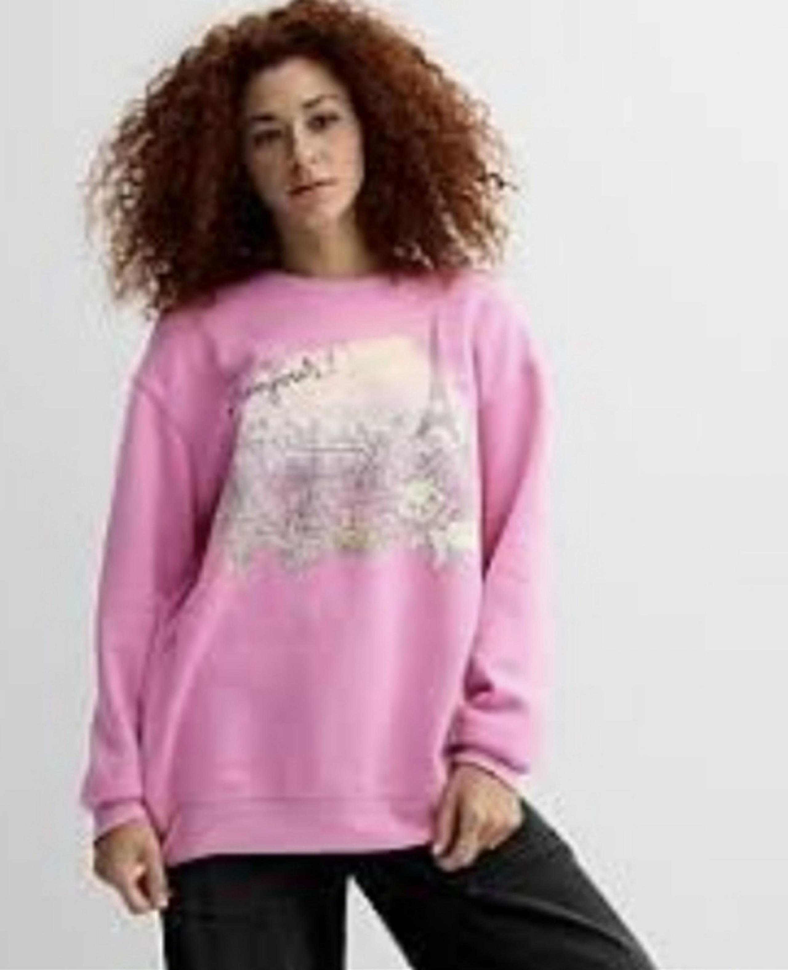 NWT Disney Aristocats Marie Paris Pink Sweatshirt Size Medium