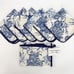 Yachting Club Napkins Dish Towel Nautical Coastal Seashell Cotton Made In Italy