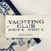 Yachting Club Napkins Dish Towel Nautical Coastal Seashell Cotton Made In Italy