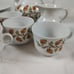 Wunsiedel MCM Orange Flower Pattern Porcelain Tea Set