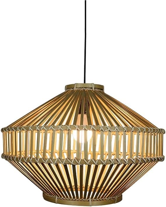 Multi-Layer Woven Rattan Pendant Lamp