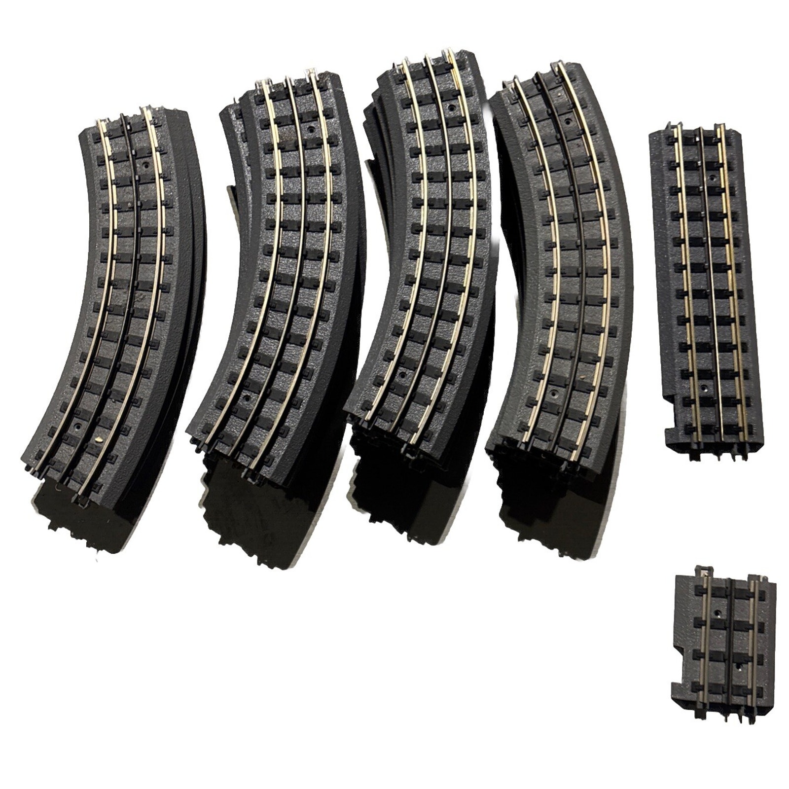 Lot Of 20 M.T.H. ELECTRIC TRAINS Track RAIL 1 Straight, 1 Short, 18 Curve