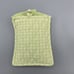 Easter Egg Embroidered Potholder and 2 Tea Towels Set Pastel Geen Gingham Easter
