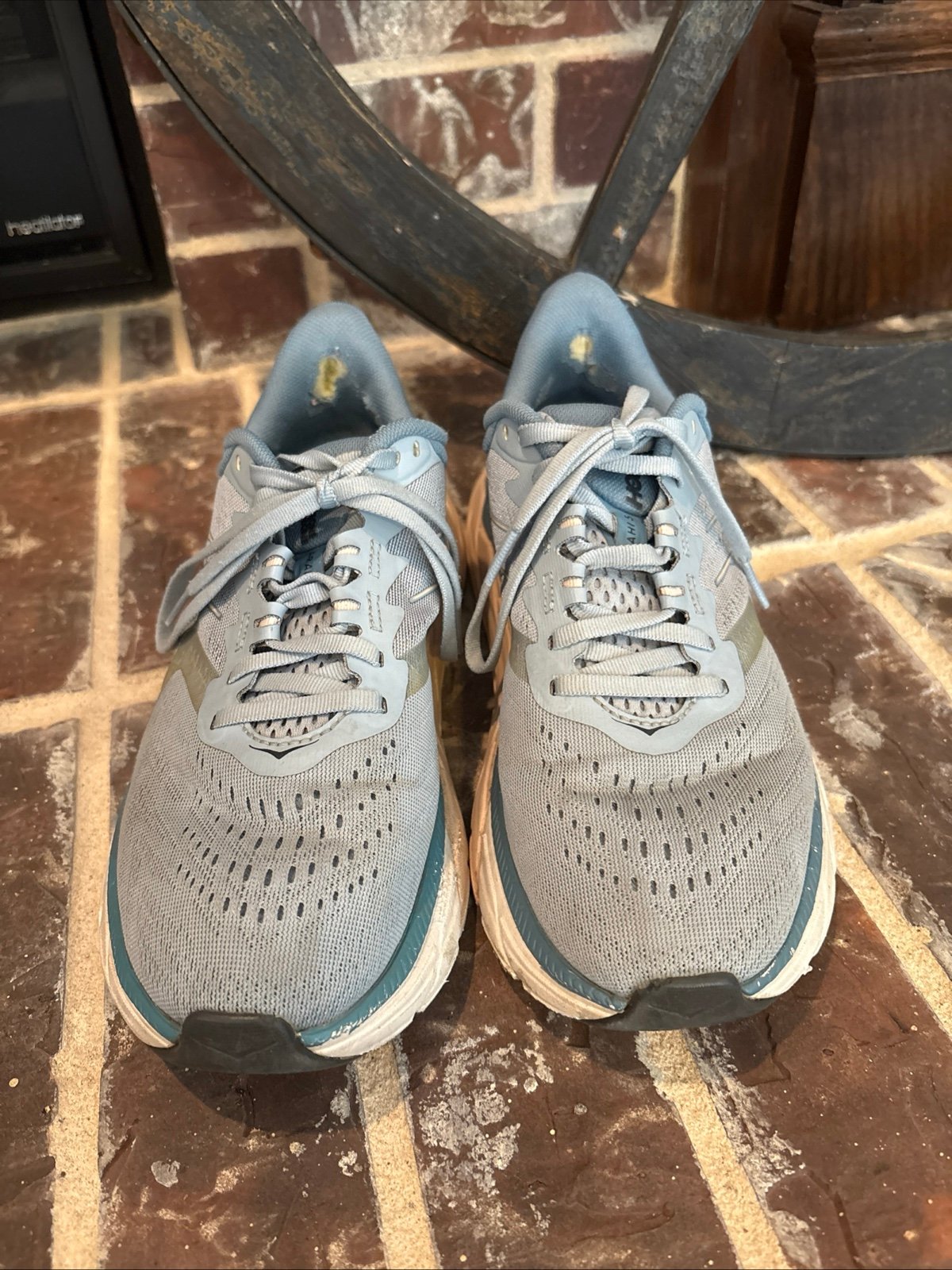 Women’s Hoka One One Arahi 5 Blue Fog W Size 7.5 B Running Jogging Athletic