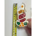 Vtg 15 Piece Christmas Ornaments Stained Glass Light Covers Plastic Clips MCM