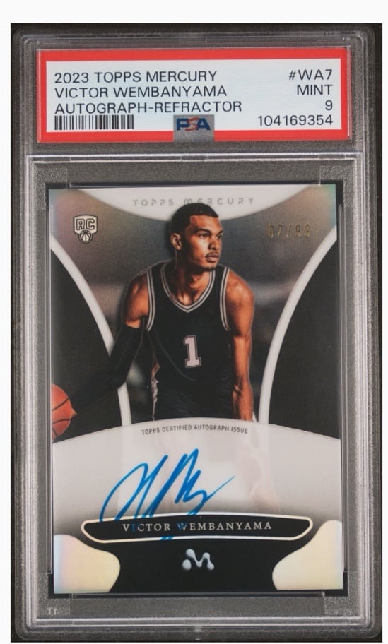 Víctor wembanyama ROY Refractor /99 Card