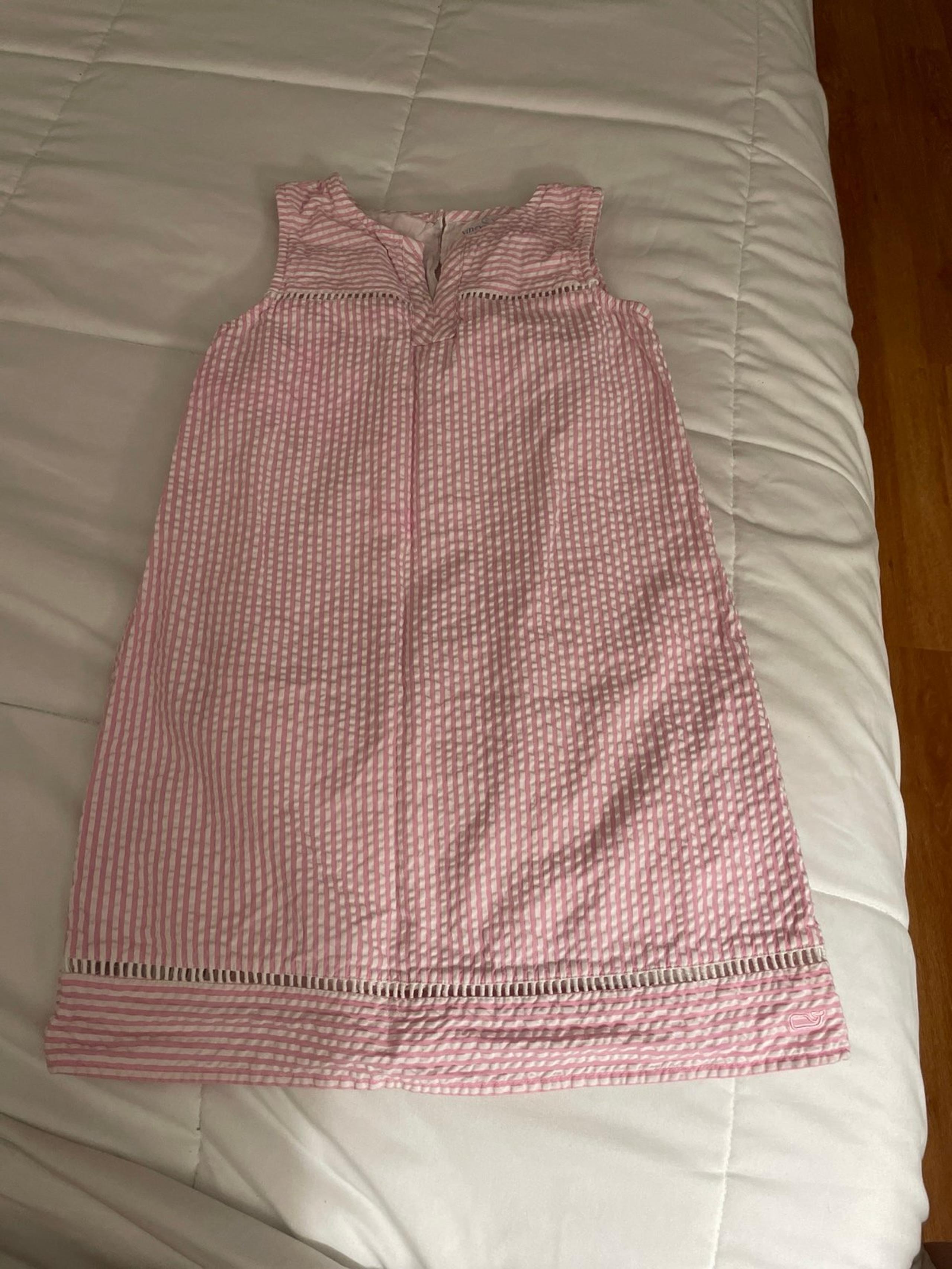 Pink striped dress