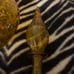 Vintage Empoli Amber Glass Decanter
