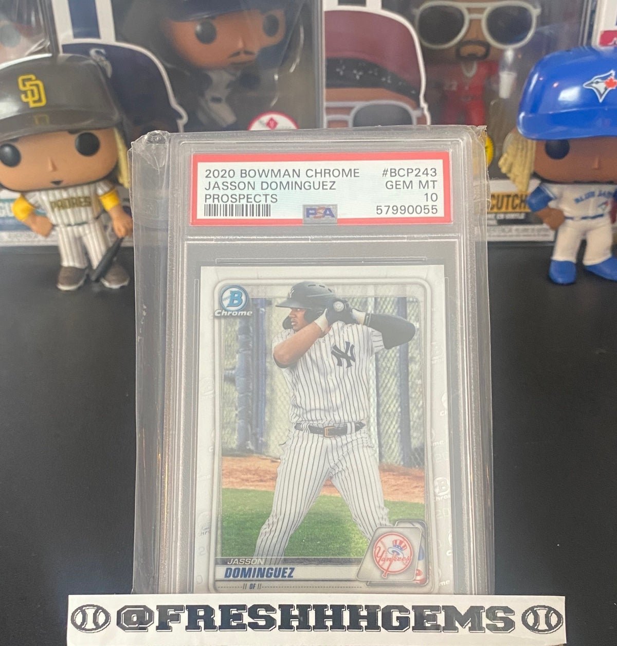 Jasson Dominguez New York Yankees 2020 Bowman Chrome PSA 10