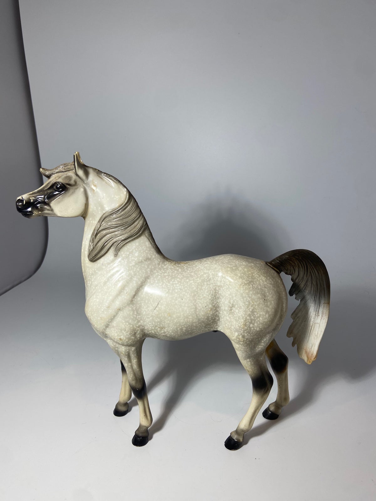Lot #38 Vintage Hartland ARABIAN STALLION Dapple Grey 9 Horse