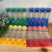 NEW 20 Piece Student/Science/School Plastic Test Tubes with Stands