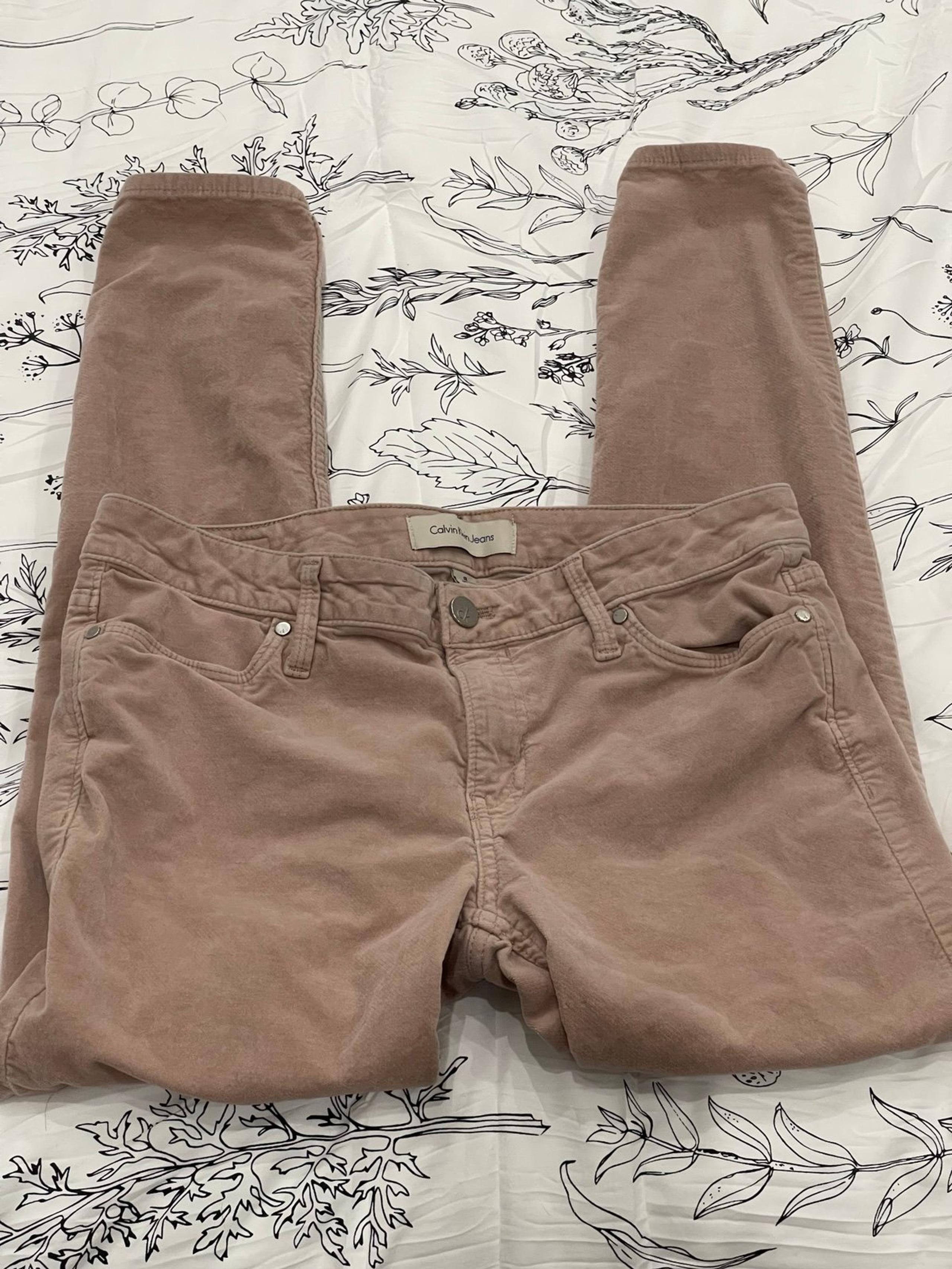 Calvin Klein Jeans 8 “Legging” Light Pink Corduroy with Stretch 125