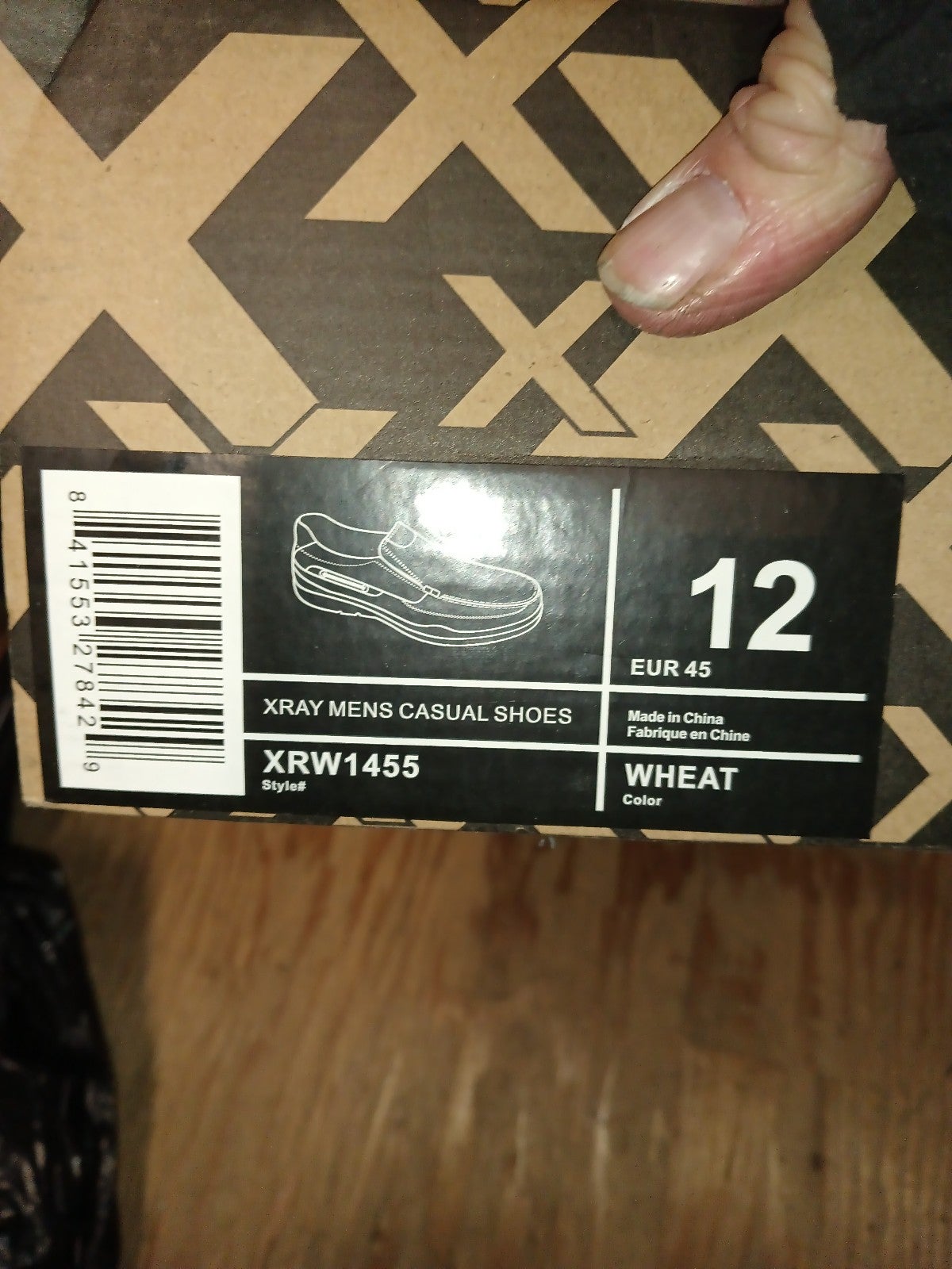 Xray men's size USA 12 casual shoes brand new color wheat