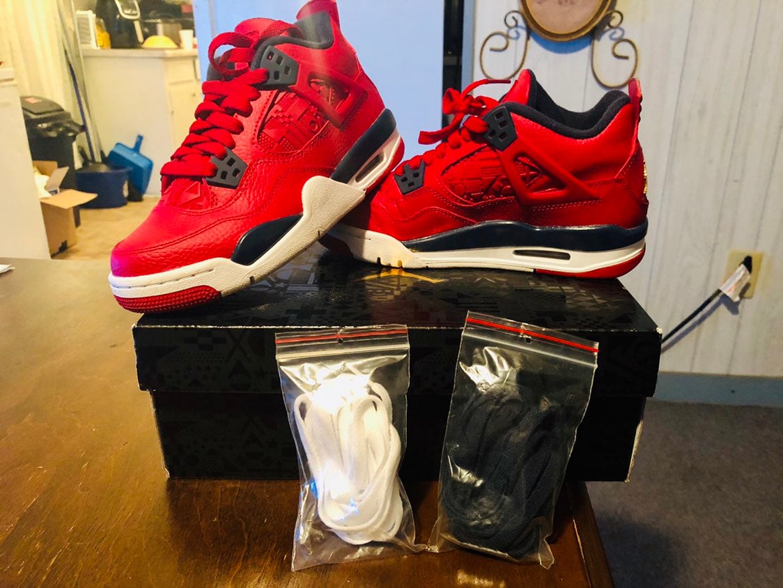Air Jordan 4 retro (GS) 3 1/2Y