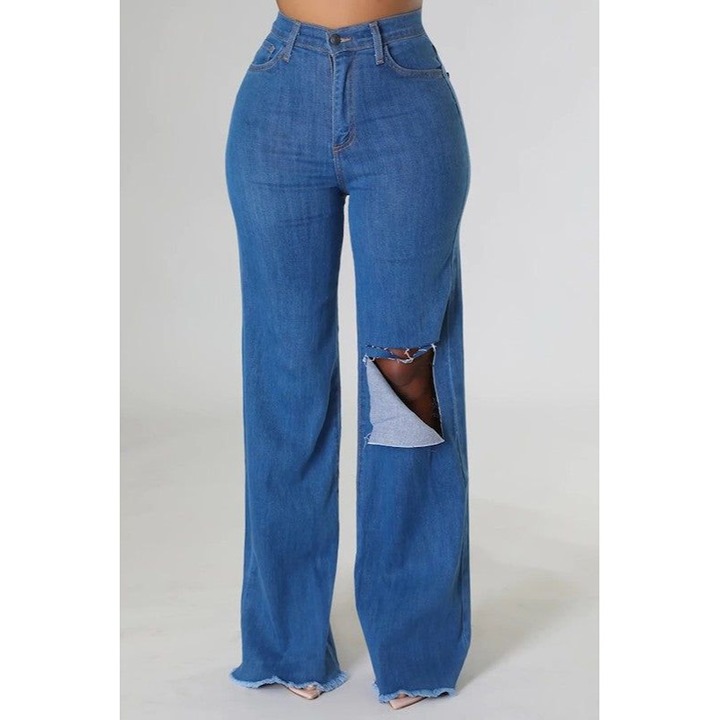 Jasmine Wide Leg Jean in Medium Wash