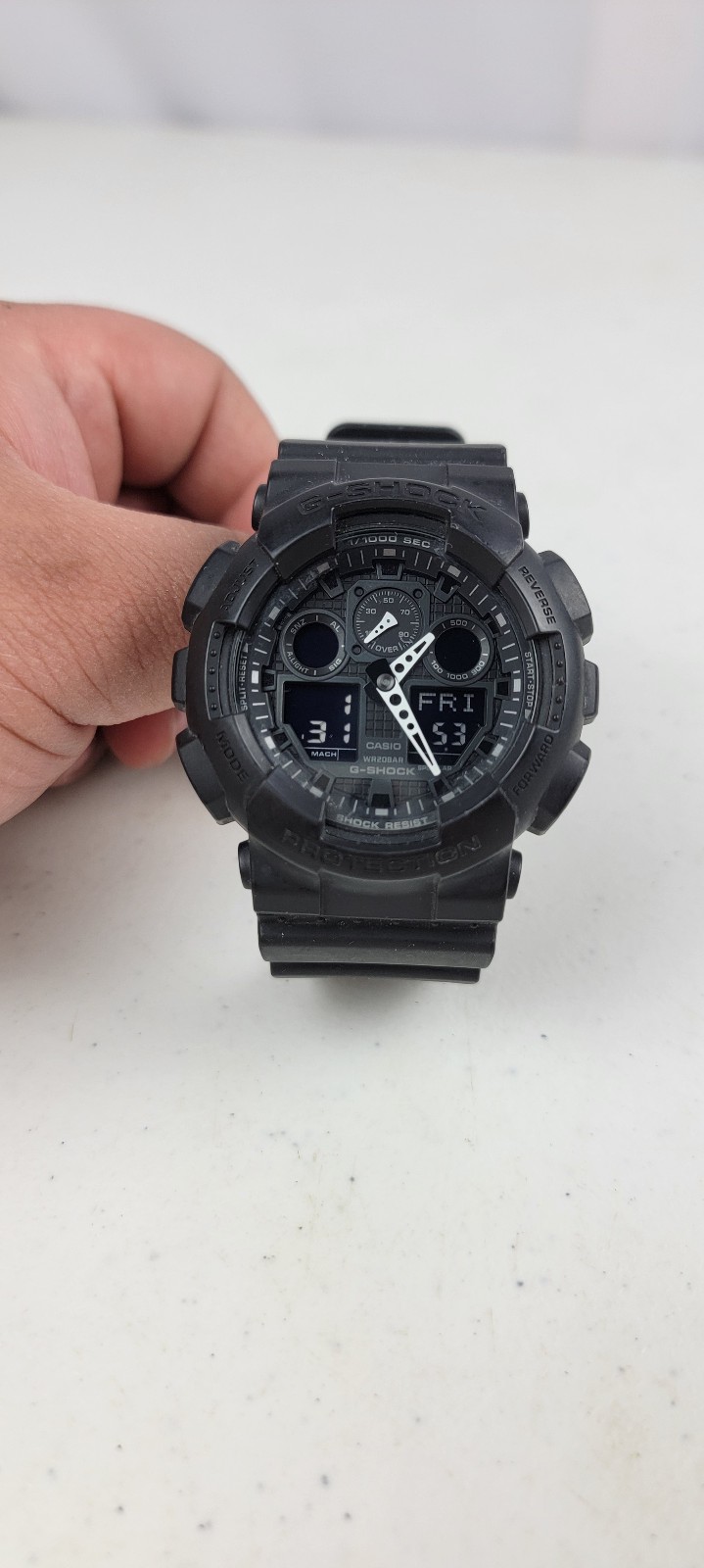 Casio G Shock WR 20 bar Watch 5081 GA-100MB Wristwatch Watch