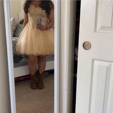 Quince maid dress/ homecoming/evening dress
