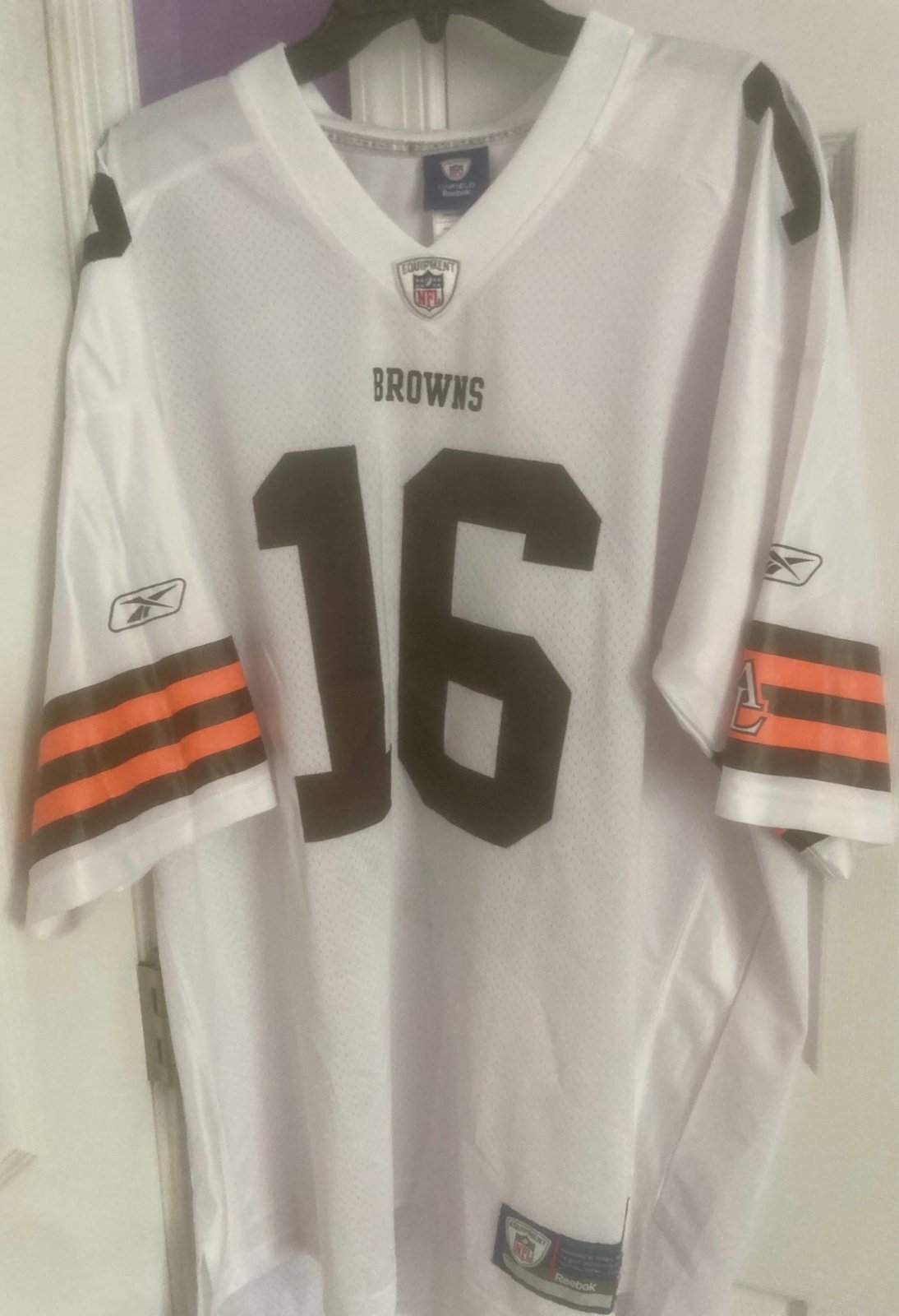 Reebok OnField Cleveland Browns Josh Cribbs #16 Jersey Size 2XL Excellent Cond