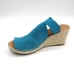 Gentle Souls Women's Colleen Espadrille Wedge Sandals In Blue Sz 10