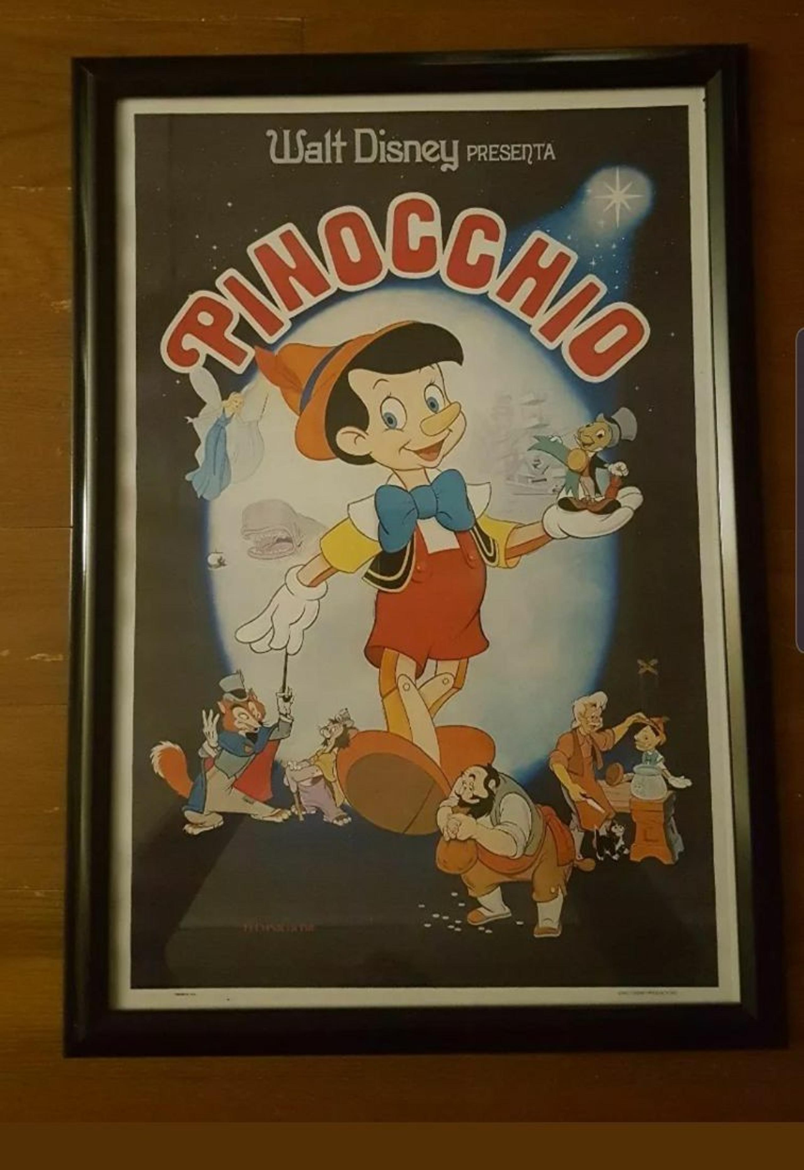 WALT DISNEY PINOCCHIO POSTER
